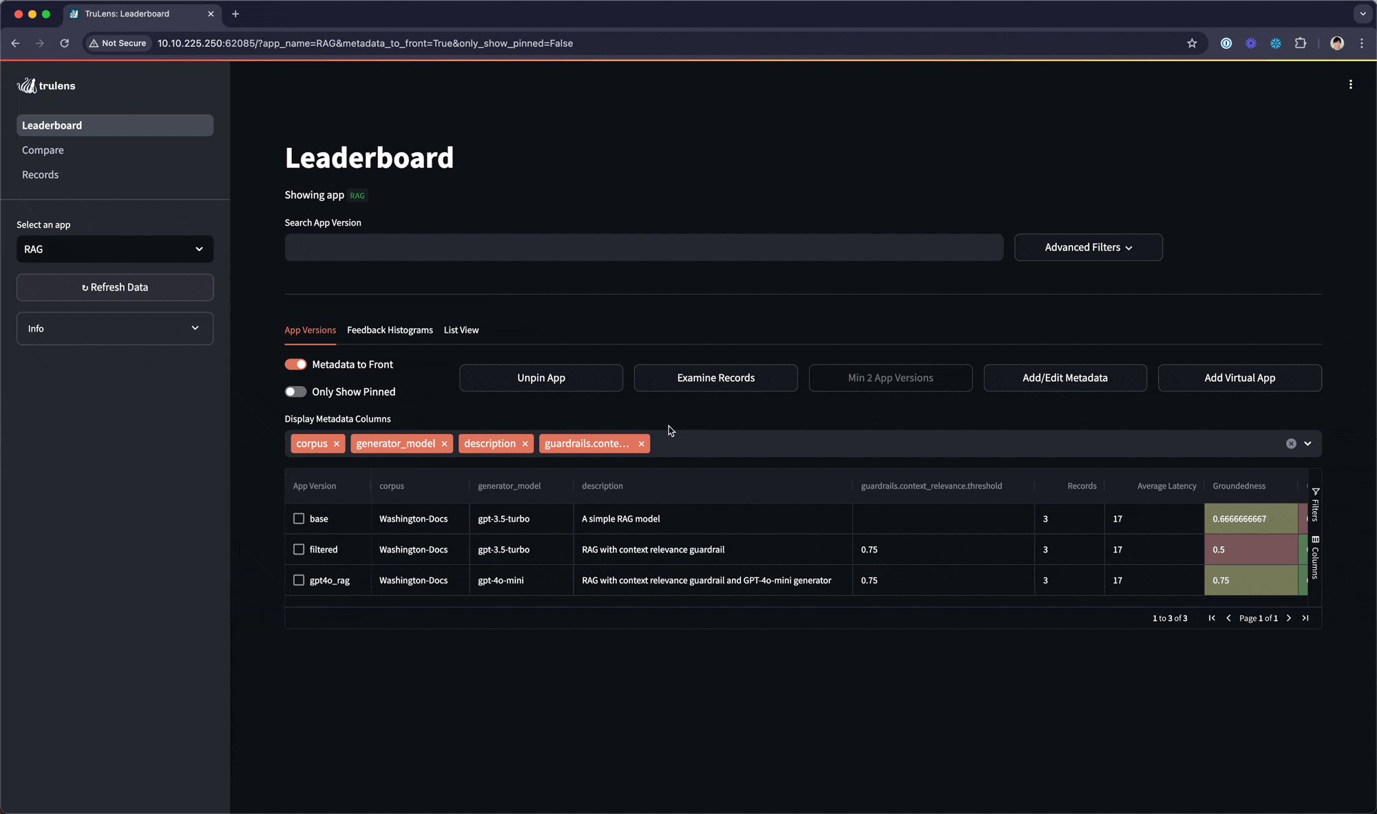 Leaderboard enhancements